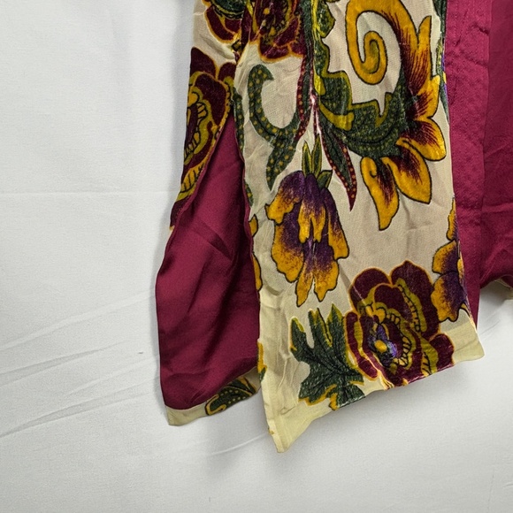 Chicos Womens Kimono Open Cardigan Topper L-XL Velvet Burnout Boho Gypsy Whimsy - Picture 10 of 14